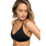 Roxy Beach Classics Fixed Triangle Bikini Top - Womens, True Black, Small, ERJX303833-KVJ0-S