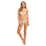 Roxy Beach Classics Full Bikini Bottoms - Womens, Bright White River, Small, ERJX403754-WBB4-S