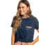 Roxy Broken Lines T-Shirt - Womens, Mood Indigo, Small, ERJZT04697-BSP0-S