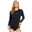 Roxy Enjoy Waves Long Sleeve UPF 50 Rashguard - Womens, Anthracite, Medium, ERJWR03368-KVJ0-M