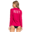 Roxy Enjoy Waves Long Sleeve UPF 50 Rashguard - Womens, Cerise, Small, ERJWR03368-MQT0-S