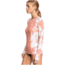 Roxy Fashion Long Sleeve UPF 50 Rashguard - Women's, Terra Cotta Flying Flowers, Small, ERJWR03371-MJN2-S