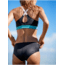 Roxy Fitness Shorty Bikini Bottoms - Womens, Anthracite, Small, ERJX403913-KVJ0-S