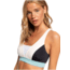 Roxy Fitness Sports Bra Bikini Top - Womens, Anthracite, Large, ERJX304126-KVJ0-L