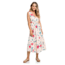 Roxy In The Mood For Dance Wrap-Front Midi Dress - Womens, Ivory Cream New Flowers, Small, ERJWD03336-TFM6-S