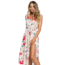 Roxy In The Mood For Dance Wrap-Front Midi Dress - Womens, Ivory Cream New Flowers, Small, ERJWD03336-TFM6-S