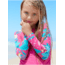 Roxy Magical Sea Long Sleeve UPF 50 Rashguard Set - Girls, Pink Flambe Sunnypla, 4, ERLWR03140-MLB6-4