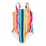 Roxy Maui Shade One-Piece Swimsuit - Girls, Monaco Blue Pong Stripes, 5, ERLX103052-BYC3-5