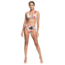 Roxy POP Surf Elongated Triangle Bikini Top - Womens, Bright White Niranta, Large, ERJX304119-XWKM-L