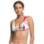 Roxy POP Surf Elongated Triangle Bikini Top - Womens, Bright White Niranta, Large, ERJX304119-XWKM-L