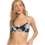 Roxy Printed Beach Classics Athletic Triangle Bikini Top - Womens, Anthracite Tropicoco, Large, ERJX304071-KVJ6-L
