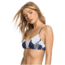 Roxy Printed Beach Classics Athletic Triangle Bikini Top - Womens, Mood Indigo Flying F, Small, ERJX304071-BSP6-S