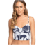 Roxy Printed Beach Classics Tankini Bralette Bikini Top - Women's, Mood Indigo Flying F, Small, ERJX304074-BSP6-S