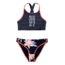 Roxy Shore Crop Set Swimwear - Girl's, Mood Indigo F Tandem, 12, ERGX203241-BSP8-12