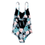 Roxy Surf My Mind One Piece Swimwear - Girls, Anthracite S Crystal, 10, ERGX103062-XKBM-10