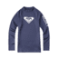 Roxy Whole Hearted Long Sleeve Rashguard - Girls, Mood Indigo, 10/Medium, ERGWR03182-BSP0-10/M