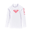 Roxy Whole Hearted Long Sleeve Rashguard - Girl's, White, 8/Small, ERGWR03182-WBB0-8/S