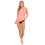 Roxy Wholehearted Long Sleeve Rashguard - Women's, Terra Cotta, Medium, ERJWR03408-MJN0-M