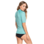 Roxy Wholehearted Short Sleeve Rashguard - Womens, Canton, Medium, ERJWR03409-GHT0-M
