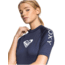 Roxy Wholehearted Short Sleeve Rashguard - Womens, Mood Indigo, Medium, ERJWR03409-BSP0-M