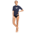 Roxy Wholehearted Short Sleeve Rashguard - Women's, Mood Indigo, Medium, ERJWR03409-BSP0-M