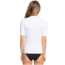 Roxy Wholehearted Short Sleeve Rashguard - Womens, White, Small, ERJWR03409-WBB1-S