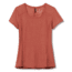 Royal Robbins Amp Lite S/S Tee - Womens, Baked Clay Htr, Large, Y311029-911-L