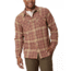 Royal Robbins Boulder Plaid Long Sleeve Shirt - Mens -Merlot-Large