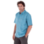 Royal Robbins Cool Mesh Stripe Short Sleeve - Men's-Stone Blue-Small