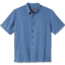 Royal Robbins Desert Pucker Dry Mens Short Sleeve Shirt, Parisian Blue, L, Y71200-Parisian Blue-L