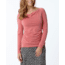 Royal Robbins Essential Tencel Cowl Neck Long Sleeve Shirt - Womens -Dixie Rose-Large