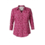 Royal Robbins Expedition Chill Print Womens 3/4 Sleeve Shirt, Raspberry Pt, XS, 32127-RASPBERRY PT-XS