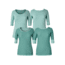 Royal Robbins Flip N Twist Womens Half Sleeve Tee Shirt, Opal, L 31447-OPAL-L