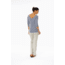 Royal Robbins Kickback To Front Stripe Women's 3/4 Sleeve, Deep Blue St, M 62702-DEEP BLUE STR-M