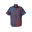 Royal Robbins Merinolux Plaid Men's Short Sleeve Shirt, Bluestone, M 71911-BLUE STONE-M