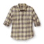 Oasis Plaid Pullover - Womens-Light Khaki-Large