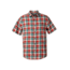 Royal Robbins Point Reyes Plaid II Men's Short Sleeve Shirt, Sumac, XXL 72215-SUMAC-XXL