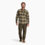 Royal Robbins Westlands Plaid Long Sleeve - Mens, Jet Black Dobson Pld, Medium, Y722034003M