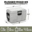 Rugged Road 65 Cans Version 2 Hard Cooler, Gunmetal Gray, RR65 V2 - Gunmetal Gray