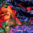 Rumpl Original Puffy Blanket, Psychedelic Succulents, 1 Person, TPPB-SUC-1