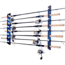 Rush Creek Creations 8 Rod Wall/Ceiling Rack, Blue, 23 x 3 x .6, 38-4077