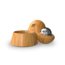 Rykr Roll Grinder w/Base Massager, Bamboo, 3.25in Dia. X 2.5in H, RR2W