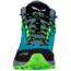 Salewa Alp Trainer Mid GTX Hiking Boots - Kids, Blue Danube/Fluo Green, 3.5, 00-0000064010-8375-3.5
