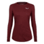 Salewa Lavaredo Hemp Long Sleeve Tee - Womens, Syrah, Large, 28523-1570-L