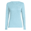 Salewa Puez Melange Dry Tee Long Sleeve - Womens, Air Blue Melange, Medium, 27454-3025-M