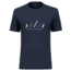 Salewa Pure Stripes Dry T-Shirt - Men, Extra Large, Navy Blazer, 00-0000028639-3960-XL