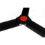 SAMURAI Broadcast Pro Plus Professional 3-Section w/Fluid Head Video Tripod, Black, BROADCASTPlus