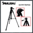 SAMURAI DX999 Black Aluminum Light Weight Tripod, Black, DX999