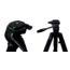 SAMURAI DX999 Black Aluminum Light Weight Tripod, Black, DX999