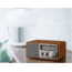 Sangean AM / FM Analog Wooden Cabinet Radio, Walnut-Silver, SG-116